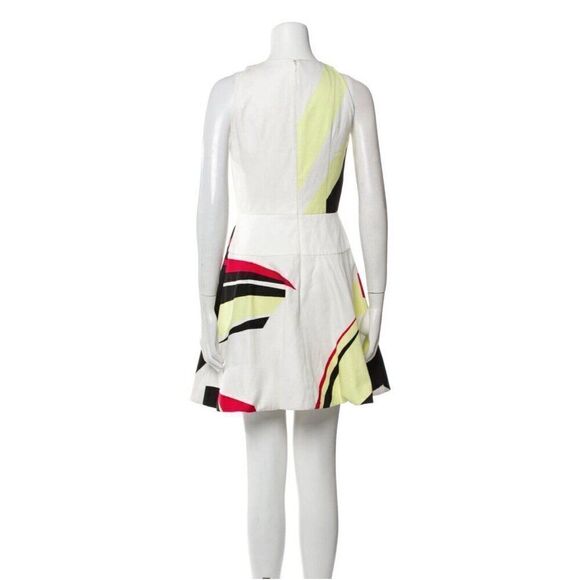 Prada Authentic White Red Black Tank Mini Dress 4 IT 40 Small - Picture 3 of 9